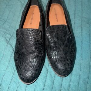 Lucky Brand Black Snakeskin Print Loafers Size 7.5 – Worn Once